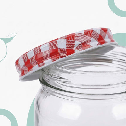 Sada zavařovacích sklenic 400 ml, vzduchotěsná víčka twist-off
