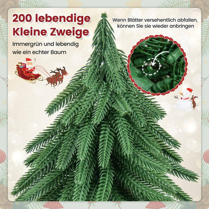 40 cm high table Christmas tree artificial Christmas tree with 200 branch tips