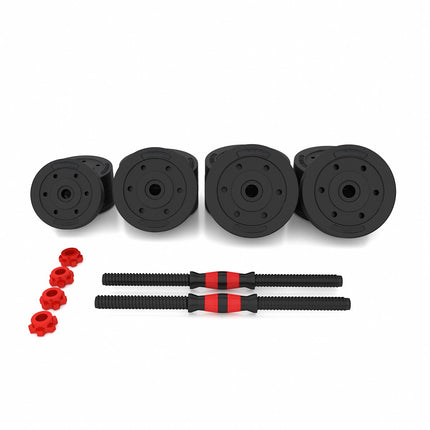 40 kg verstellbares Langhantel- & Kurzhantel-Set für das Home-Gym