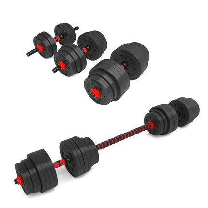 40 kg verstellbares Langhantel- & Kurzhantel-Set für das Home-Gym