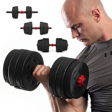 40 kg verstellbares Langhantel- & Kurzhantel-Set für das Home-Gym
