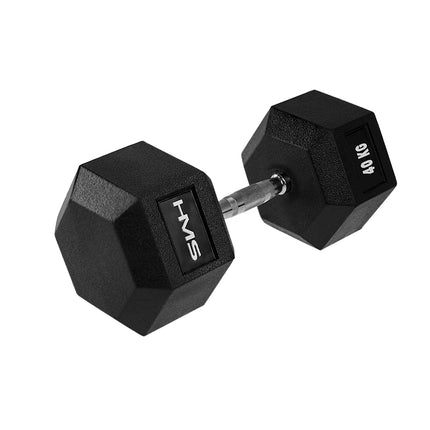 Jednoručka hex 40 kg – odolná, protiskluzový úchop