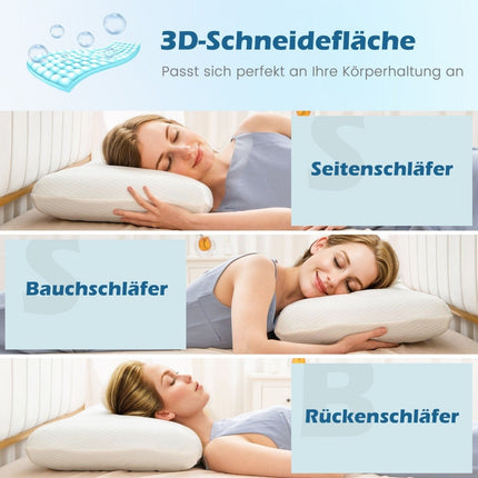 40 x 60 cm cooling pillow set of 2 cooling pillows for sleeping gel pillows with machine washable cover