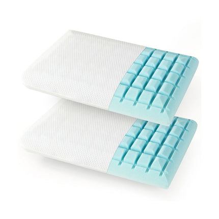 40 x 60 cm cooling pillow set of 2 cooling pillows for sleeping gel pillows with machine washable cover