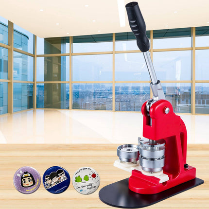 44mm Button Maker Machine Kit With 1000 Button Sets