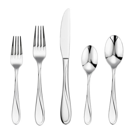 45-Piece Flatware Set, 18/10 Stainless, Service for 8