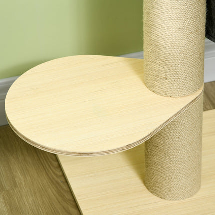 Cat Tree Climbing Tower – 45"" with hammock and bed