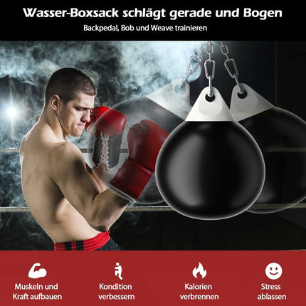 45 cm wassergefüllter Boxsack mit verstellbarer Kette
