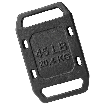 45 lb Cast Iron Ruck Plate Weight, Single
