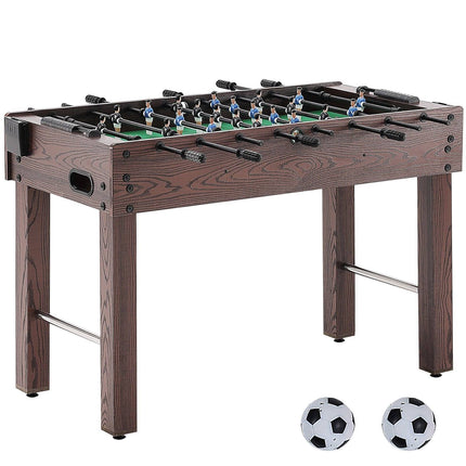 48 Inch Foosball Table, Indoor, 2 Balls, Cup Holders