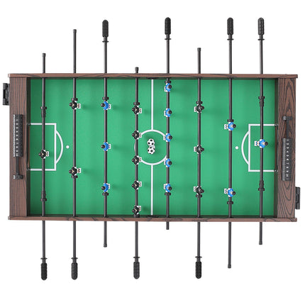 48 Inch Foosball Table, Indoor, 2 Balls, Cup Holders