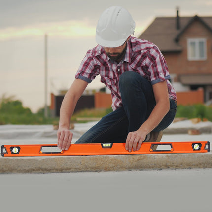 48-Inch Magnetic Torpedo Level, 3-Vial Aluminum