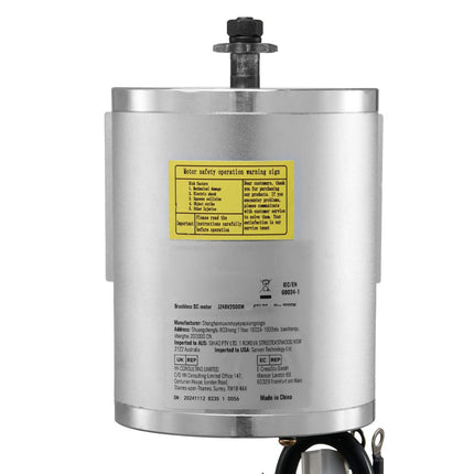 48V 2000W Brushless DC Motor Kit, 4300 RPM Controller