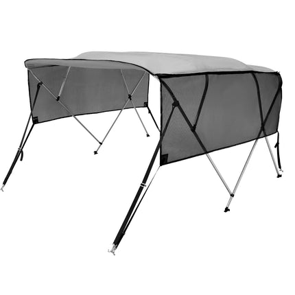 4-Bow Bimini Top, 600D, Mesh Sidewalls, 8 Ft