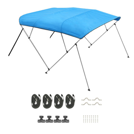 4 Bow Boat Bimini Top, 600D Polyester, 96 in