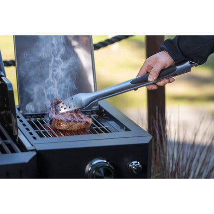 Gasgrill mit 4 Brennern und Seitenbrenner