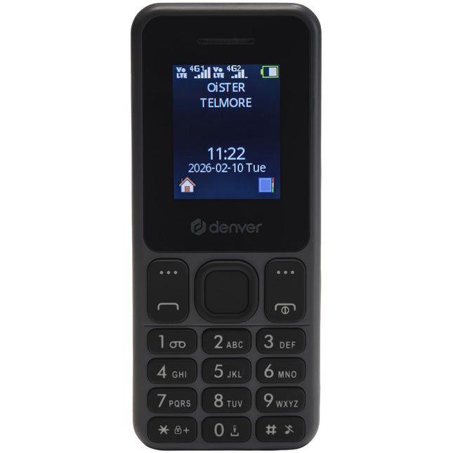 4G Dual-SIM-Handy, lange Akkulaufzeit, Grau