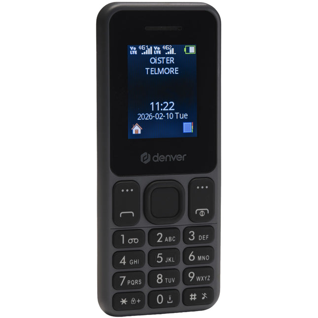 4G Dual-SIM-Handy, lange Akkulaufzeit, Grau