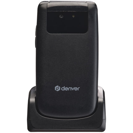 4G Senior Flip Phone with SOS Button, 2.4" Screen, Black