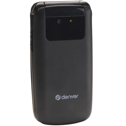 4G Senior Flip Phone with SOS Button, 2.4" Screen, Black