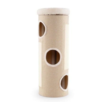 4-Level Cat Tower with 3 Caves & 2 Sisal Scratch Pads
