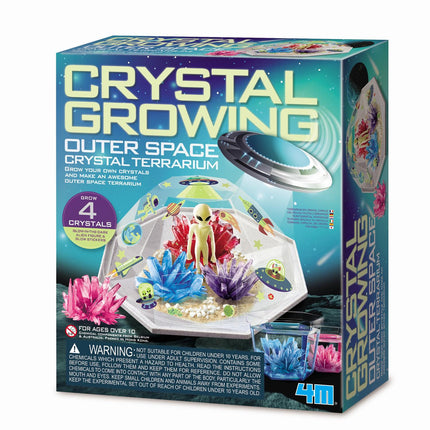 4M Crystal Growing Diy Set Outer Space Crystal Terrarium