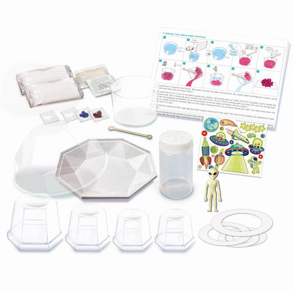 4M Crystal Growing Diy Set Outer Space Crystal Terrarium