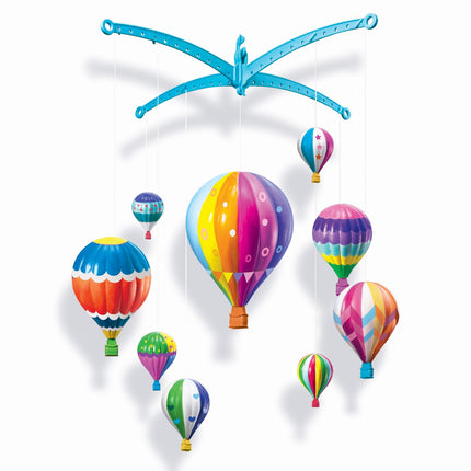 4M Kidzmaker Bastelset Male dein eigenes Heißluftballon-Mobile