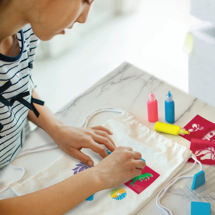 4M Kidzmaker Diy Set Schablonen-Rucksack-Bedruckung