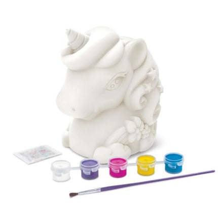 4M Kidzmaker Paint Your Own Mini Glitter Unicorn Bank