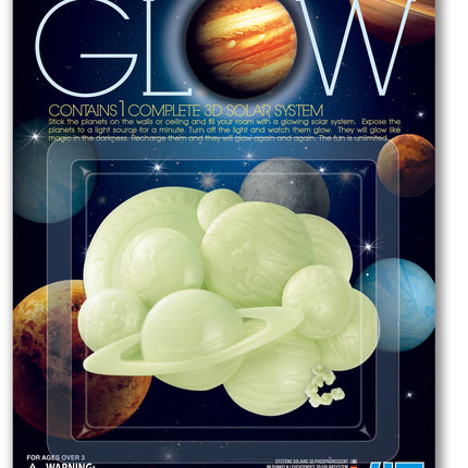 4M Stickers Set Glow-In-The-Dark Solar System