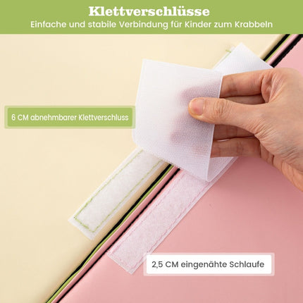 4 Stk. Schaumstoffbausteine zum Laufen &amp; Klettern Riesenbausteine Großbausteine Pink + Grün