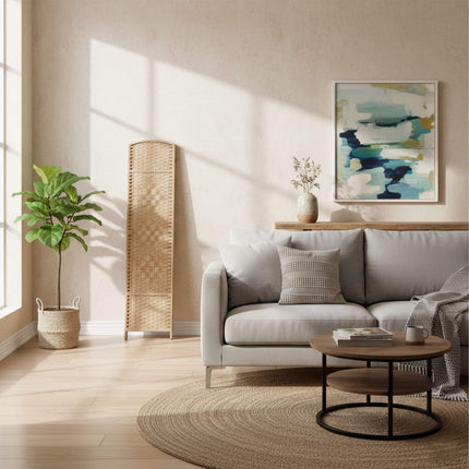 4-Panel Room Divider Folding Screen