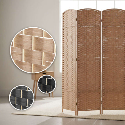 4-Panel Room Divider Folding Screen