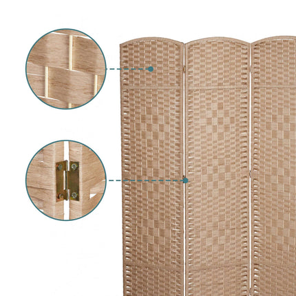 4-Panel Room Divider Folding Screen