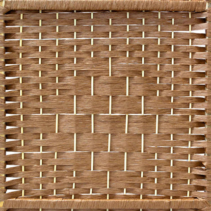 4 Panel Wooden Room Divider, Natural Finish