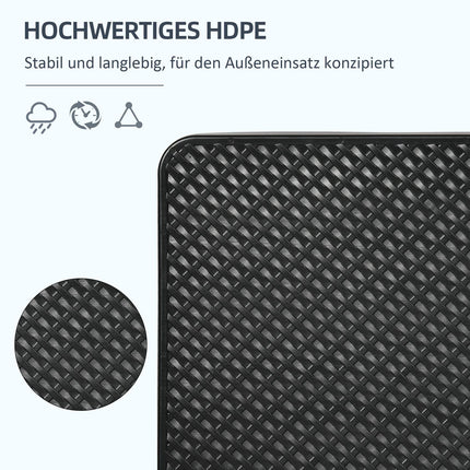 Wetterfester Sonnenschirmständer, fasst bis zu 80 kg Sand