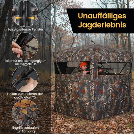 4-Person Pop-Up Hunting Blind with 360 View