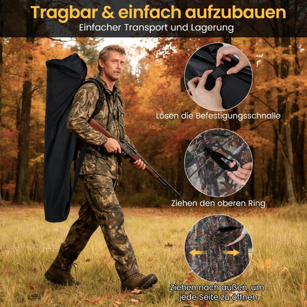 4-Person Pop-Up Hunting Blind with 360 View