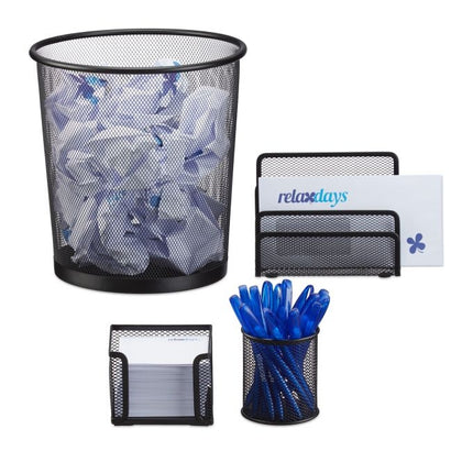 4-teiliges Schreibtisch-Organizer-Set