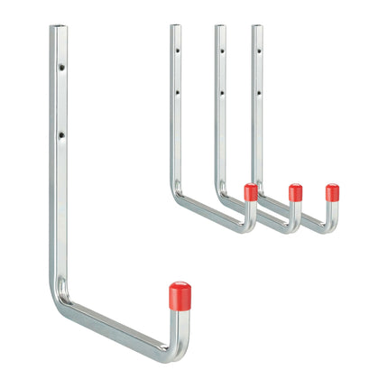 4er-Set U-förmige Stahl-Wandhaken