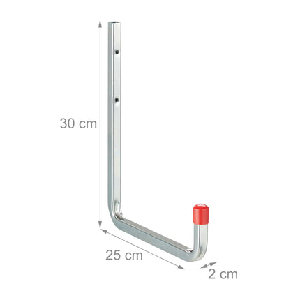 4er-Set U-förmige Stahl-Wandhaken