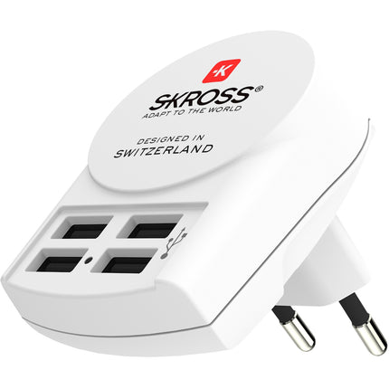 4-Port USB-Ladegerät EU