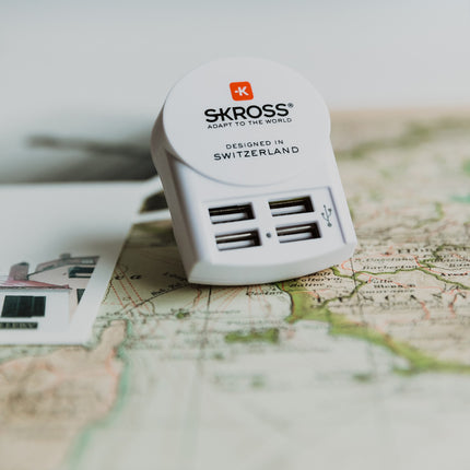 4-Port USB-Ladegerät EU