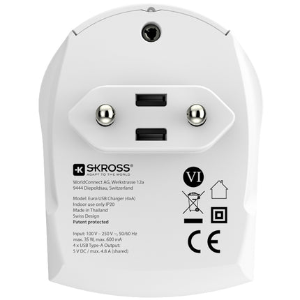 4-Port USB-Ladegerät EU