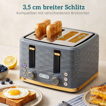 4-Slice Toaster, 7 Browning Levels, Auto Shut-Off