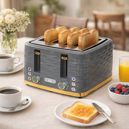 4-Slice Toaster, 7 Browning Levels, Auto Shut-Off