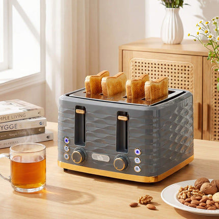 4-Slice Toaster, 7 Browning Levels, Auto Shut-Off