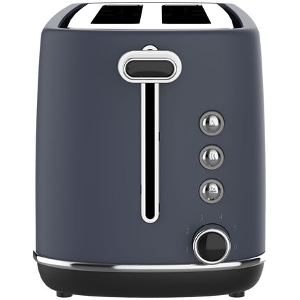 4-Schlitz-Toaster, extra lange Schlitze, 6 Bräunungsstufen