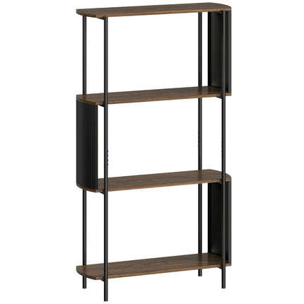 4-Tier Storage Shelf, Steel Frame, 80 kg Capacity